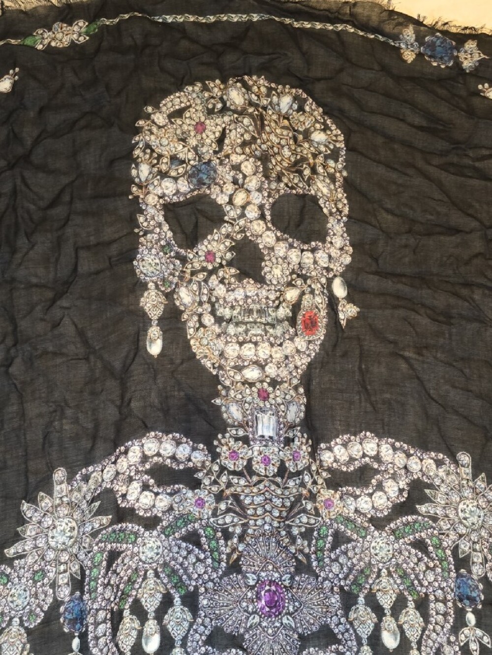 Mcqueen Skeleton Scarf - Picture 2 of 7